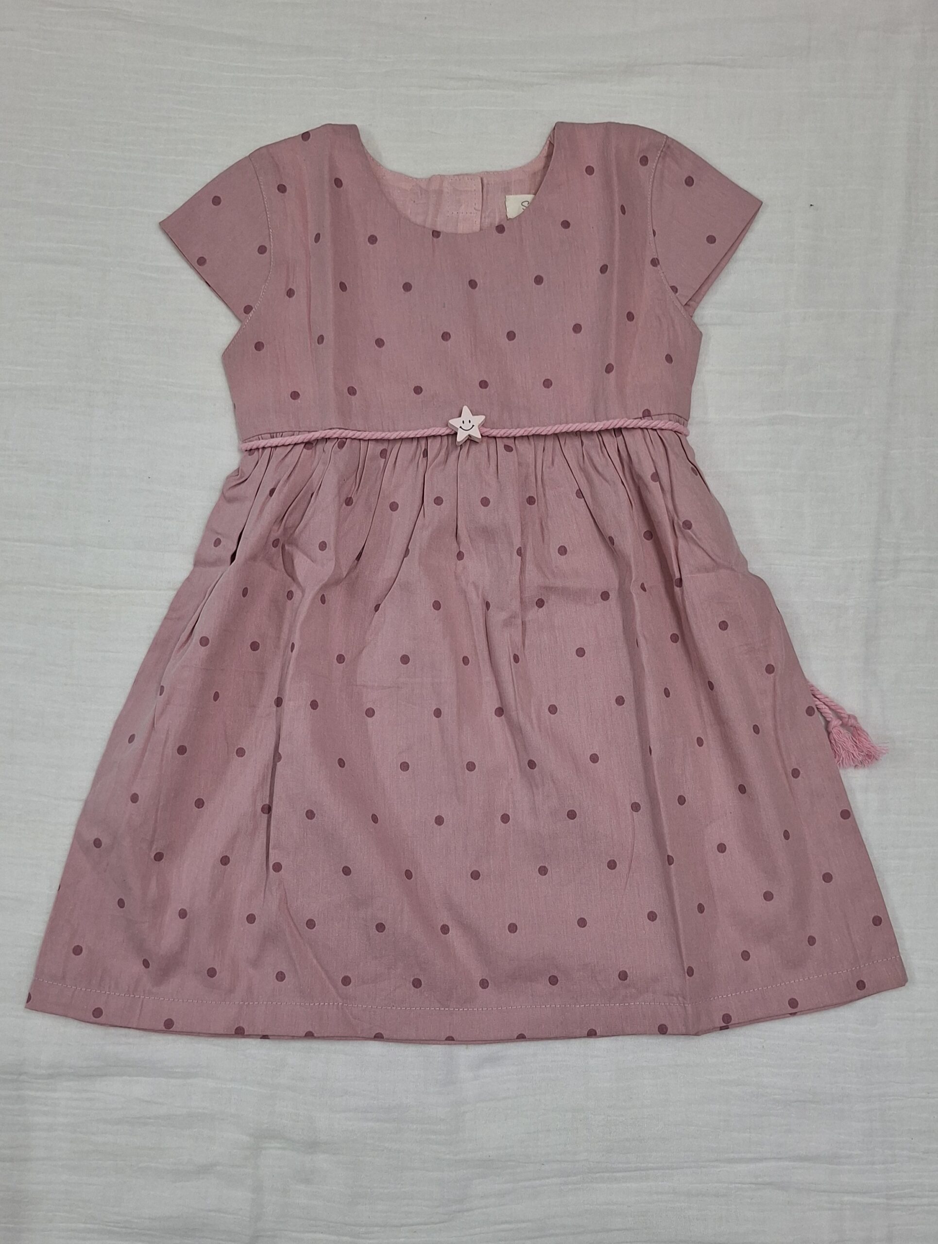 Blush Polka Dot Dress