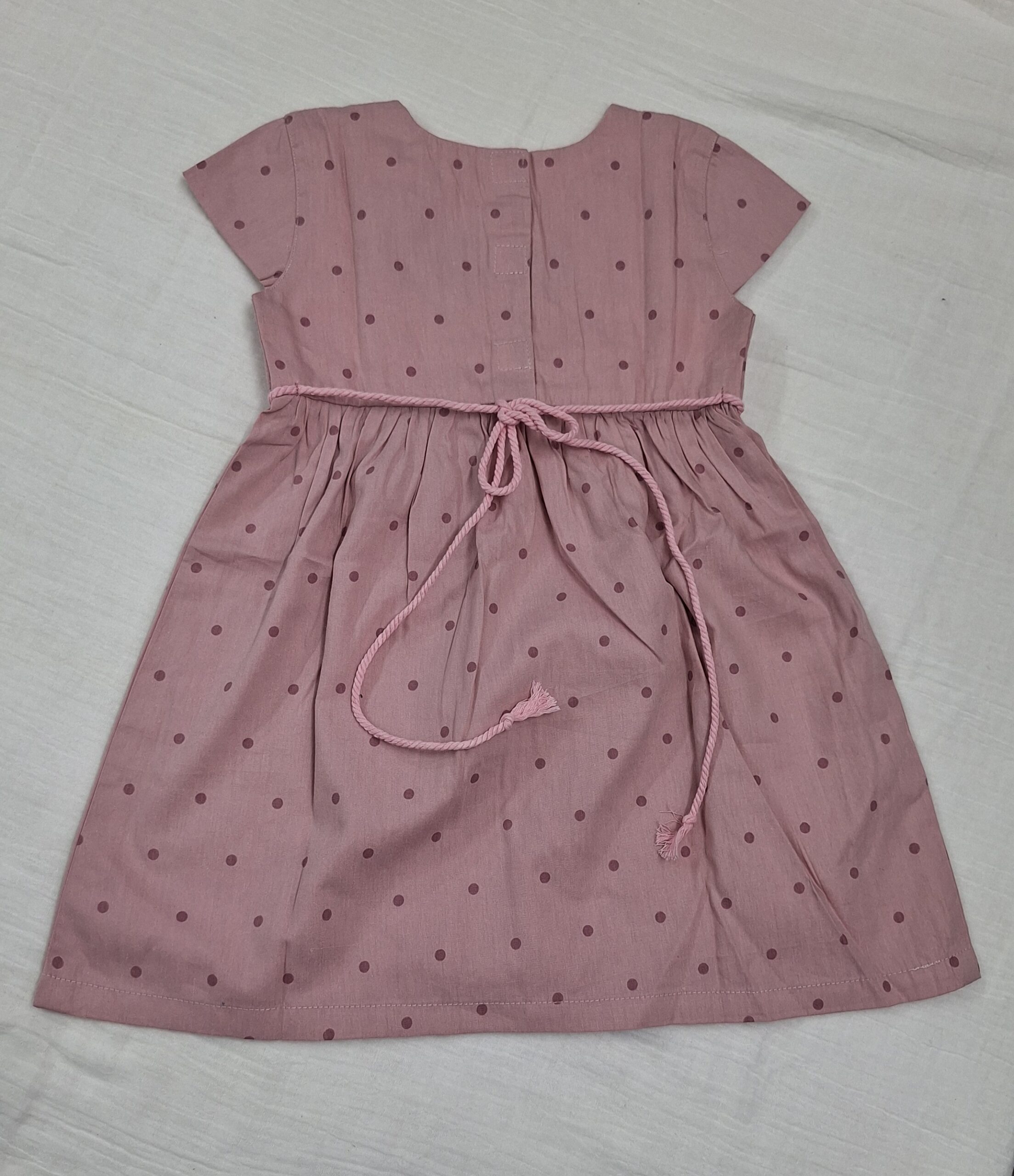 Blush Polka Dot Dress - Image 2