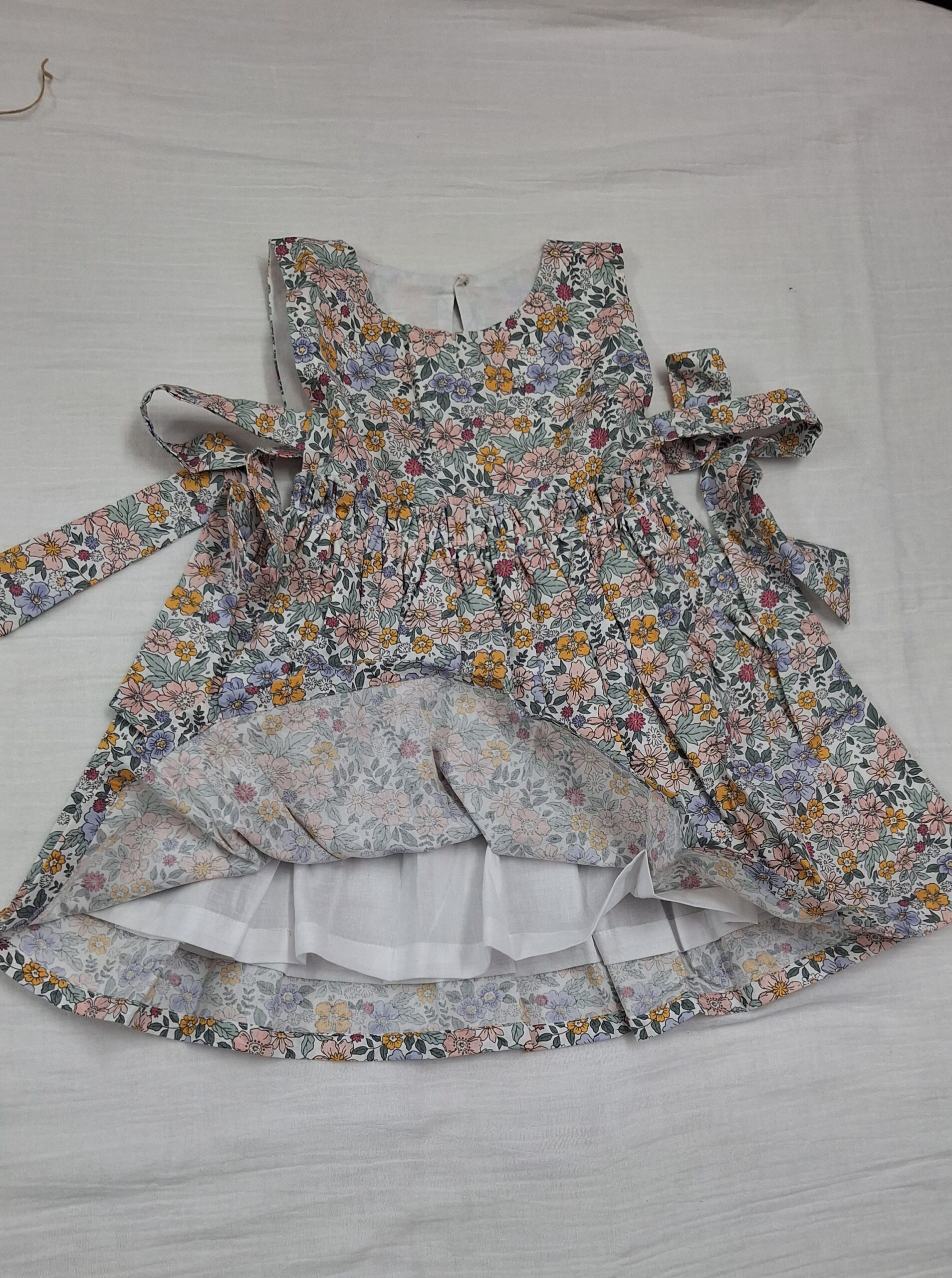 Meadow Bloom Tie-Up Dress - Image 4