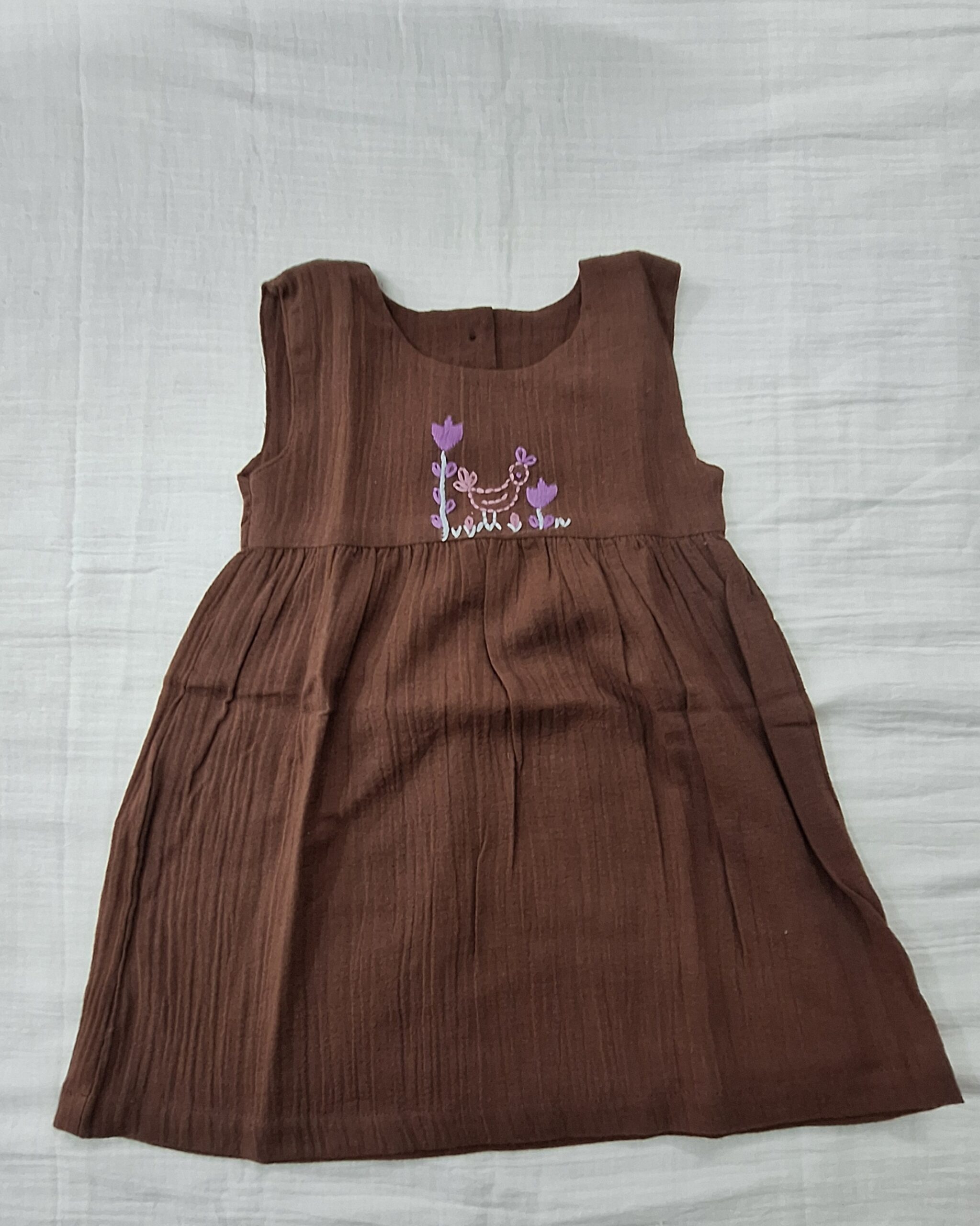 Cocoa Bloom Cotton Dress - Image 2