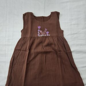 Cocoa Bloom Cotton Dress
