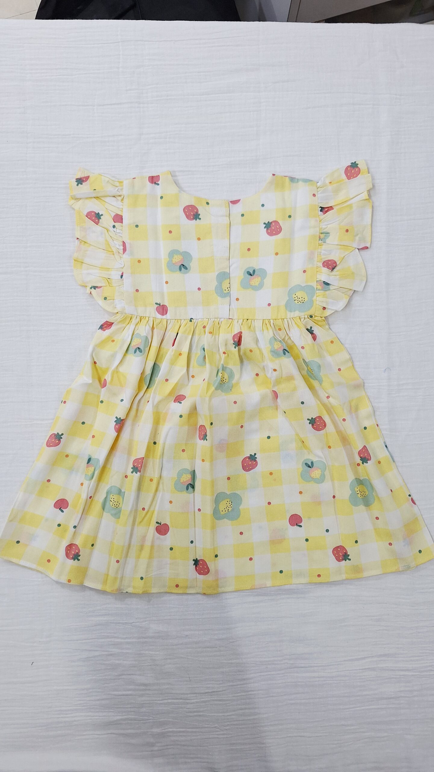 Sunny Strawberry Ruffle Dress - Image 3