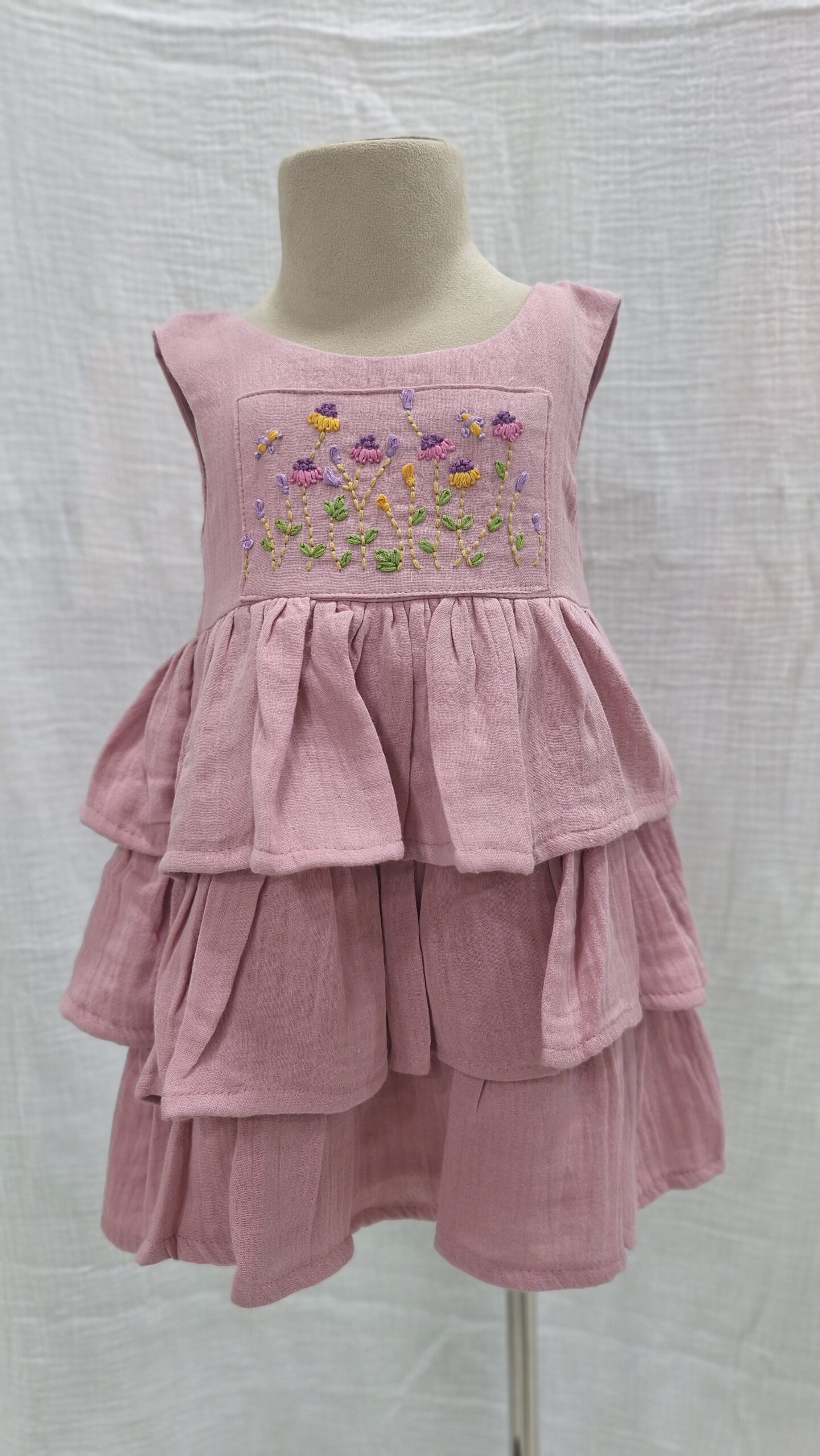 Blush Garden Tiered Frock