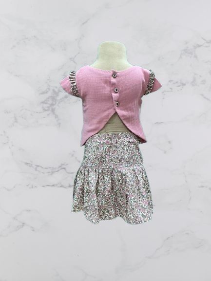 Floral Skirt Co-Ord Set - Image 3