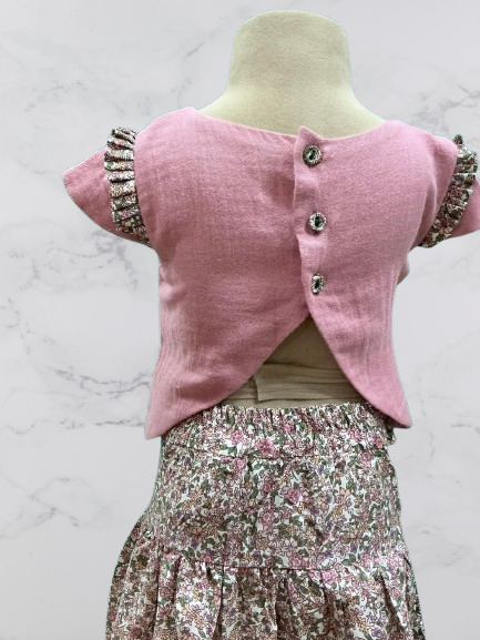 Floral Skirt Co-Ord Set - Image 4