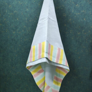 Stripe border towel