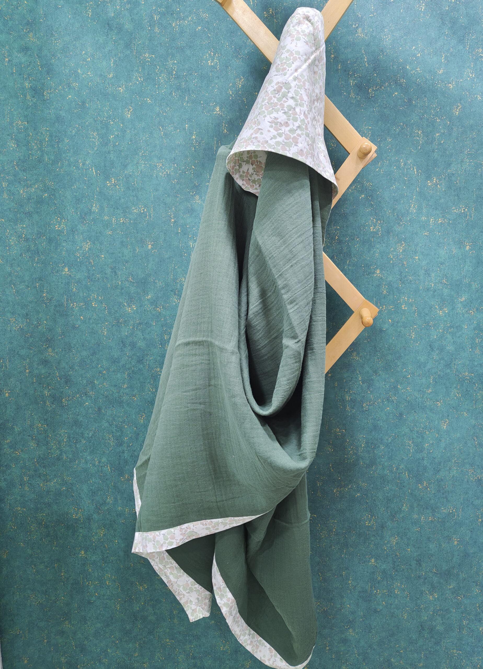 Sage blossom towel